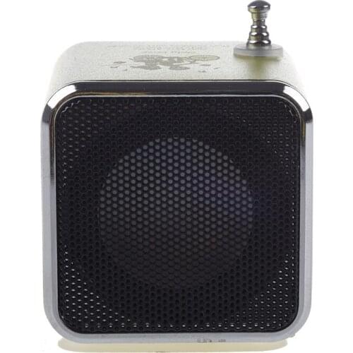 TD-V26 Portable Mini Digital Speaker with Micro SD / TF / USB /FM (Green)