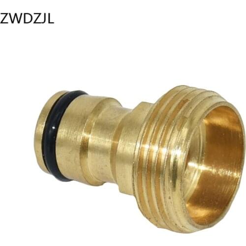 Garden brass 3/4 water gun fitting Irrigation Male thread 3/4 Quick Connector Garden tap adapter 1pcs