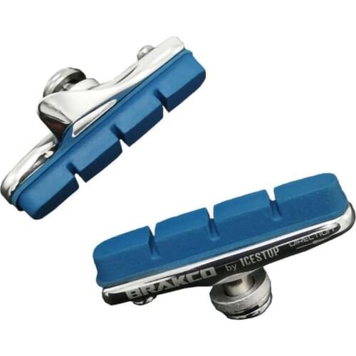 BRAKCO R-501C Road Bike Carbon Wheel C Clamp Brake Carbon Fiber Wheel Brake Shoes Replaceable Noise Reduction Pad for Brompton