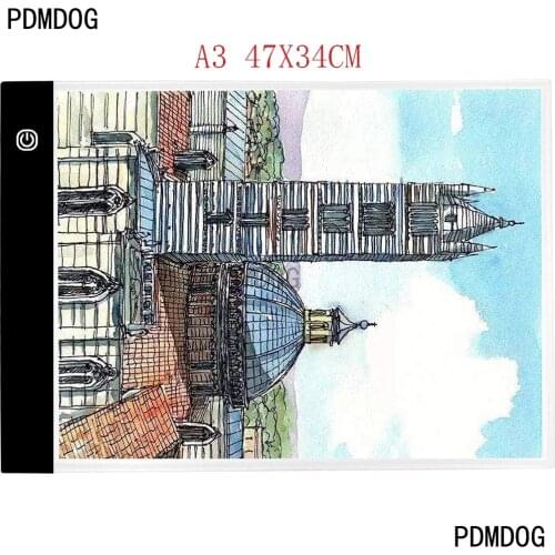 LED Graphic Tablet Diamond Painting Light Box Tracing Board Copy Pads Digital Drawing Tablet A3 A4 A5 Copy Table lightpad