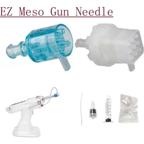 EZ Vacuum Mesotherapy Gun 5/9 Needles Water Injection TipAnti-Wrinkle Cartridge Needles Injector Accessories Meso Gun 9Needle