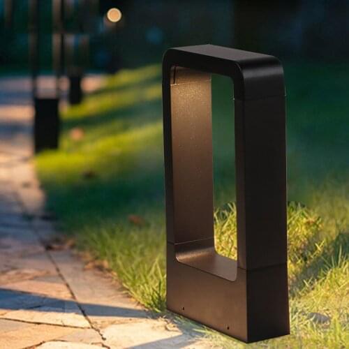 Waterproof 10W COB LED Garden Light Post Lawn Lamp Modern Aluminum Pillar Light Outdoor Courtyard Villa Path Landscape Lamp