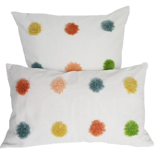 High quality tufted cushion cover for waist pillowcase for home decoration