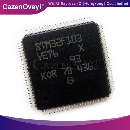 1pcs/lot STM32F103VET6 STM32F103VE LQFP-100 In Stock