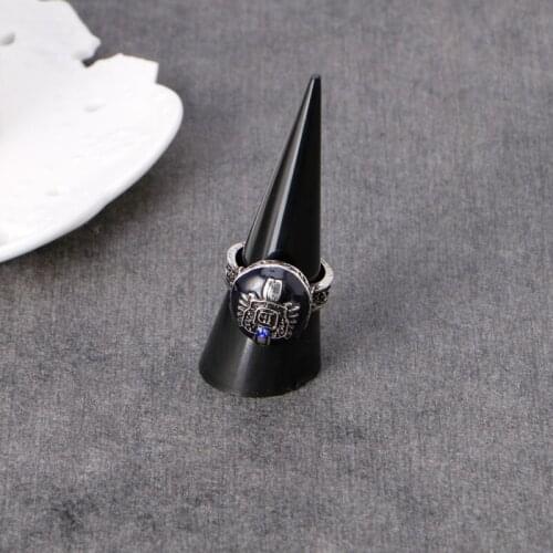 1pcs Acrylic Finger Cone Ring Stand Jewelry Display Holder Show Case Organizer