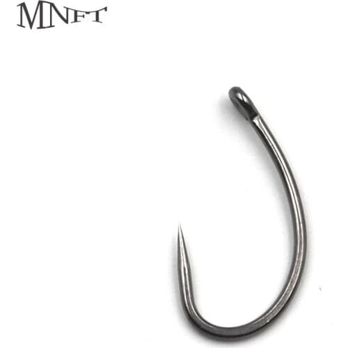MNFT 250PCS Premium Sharp Carp Fishing Hooks No Barbs Black carp fishing hooks size #4 #6 #8 #10 fishing hook Crank hook