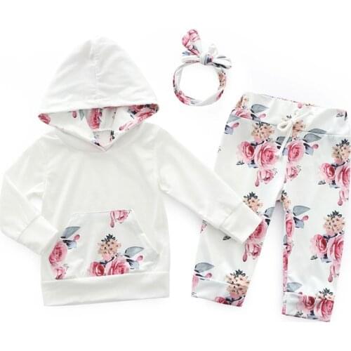 Baby Girl Clothes Full Set With Headband 3 Pcs Newborn Outfits For Girl Red Infant First Fashion Baby Girl Clothing Set