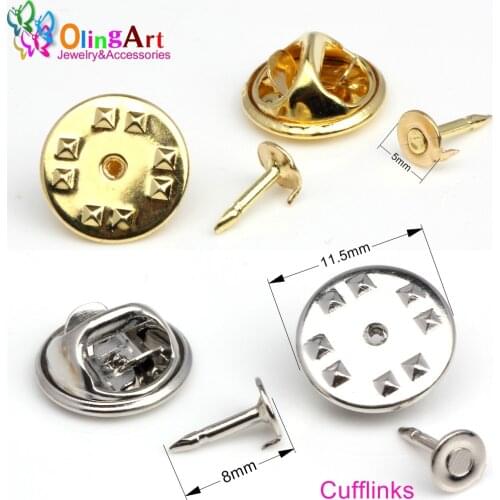 30pcs/lot New Fashion lovely Ear Cuffs Jewelry Accessories silver-color/gold DIY Jewelry making for clothes cuffs collar 2019