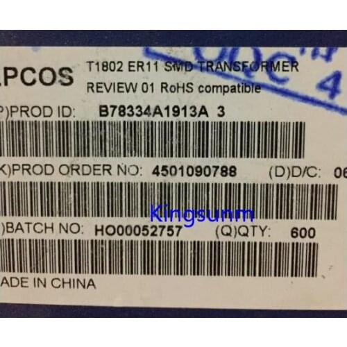 Free shipping 10pcs B78334A1913A 3 EP