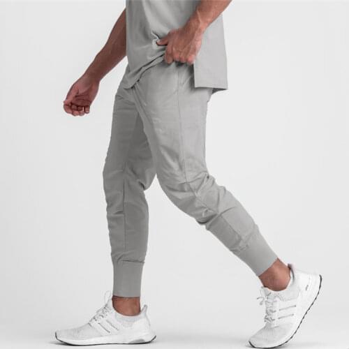 Autumn Men Gym Pants Fitness Joggers Cotton Streetwear Long Pants Men Slim Fit Workout Sweatpants Outdoor Tracksuit Trousers