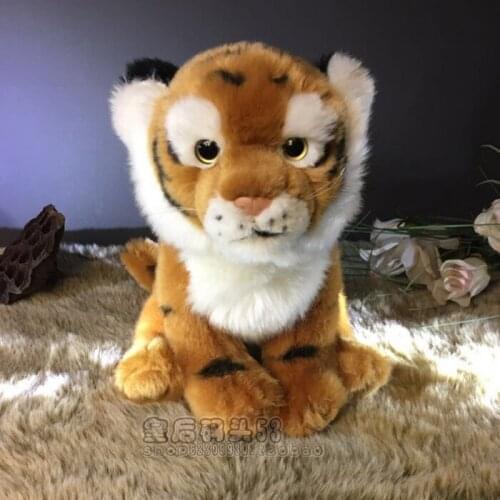 Childrens Toys Present Stuffed Animal Real Life Bengal Tiger Doll High Quality Toy Store