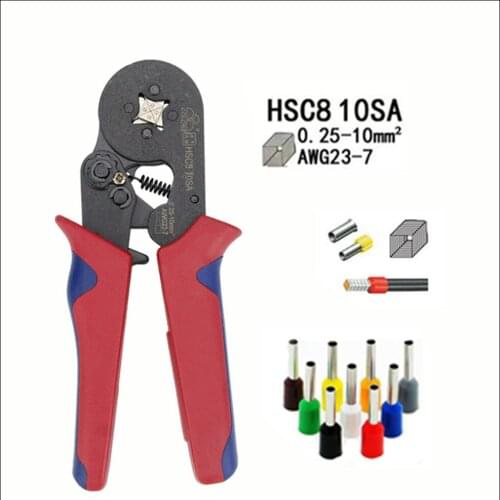 HSC8 mini Self-adjustable crimping pliers HSC8-10SA HSC8 6-6 HSC8 6-6A HSC8 6-4 HSC8 6-4B HSC8-10S High precision clamp set tool