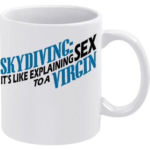 Skydiving Mug Fashion Porcelain Mug Cappuccino Creative Cups