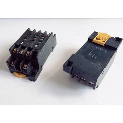 2pcs PTF11A small intermediate relay base HH63P LY3NJ JQX-13F 11PIN socket