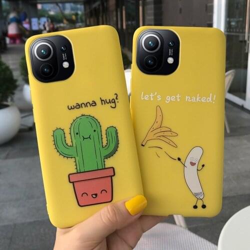 Cute Cartoon Case For Xiaomi Mi 11 Cover Mi11 Soft Slim Fundas For Xiaomi 11 Mi11 Phone Cases M2011K2C Shockproof Bumper 6.81
