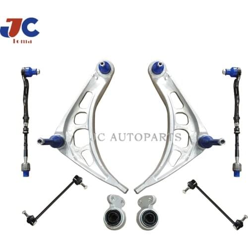 Control Arm kits use for BMW E46 318D 320D Auto suspension parts steering system tie rod control arm bushing (8 pcs per set)