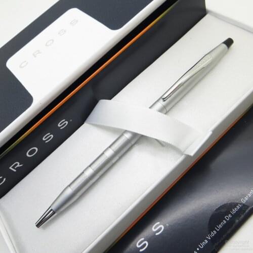 Cross AT0082S-14 Satin Chrome Ballpoint Pen | İsme Special Pen