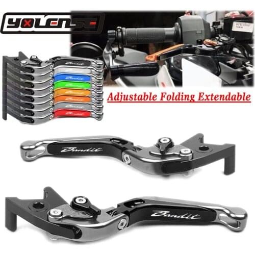 Motorcycle Folding Extendable Adjustable Brake Clutch Levers For SUZUKI GSF650 BANDIT 2007 GSF1250 BANDIT 2007-2015 GSF 650 1250