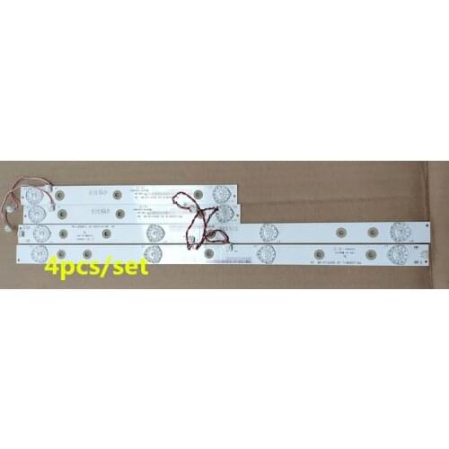 4pcs/set LED Backlight strip lamp For AKAI AKTV3221 32LED38P Smart JS-D-JP3220-041EC E32F2000 D32-0A35