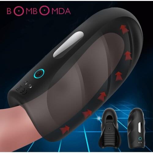 Vibrator Sex Toys For Men Penis Trainer Male Masturbator Delay Ejaculation Stimulate Glans Vibrating Massager Pussy Adult Toys