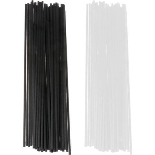 W8EB 50Pcs 21.5cmx3mm Fiber Sticks Diffuser Aromatherapy Volatile Rod for Home Fragrance Diffuser Home Decoration