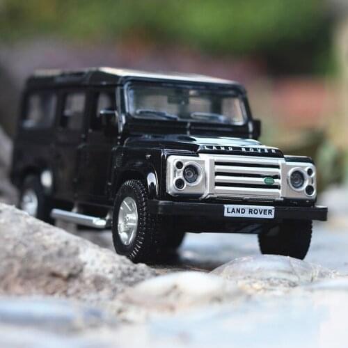 1/36 Scale Land Rover Defender Diecast Metal Pull Back Car Toy Collection Gifts for Children