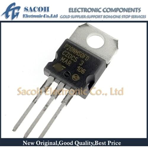 10Pcs STP20NM50FD P20NM50FD or STP20NM60FD P20NM60FD TO-220 20A 500V Power MOSFET with FAST DIODE