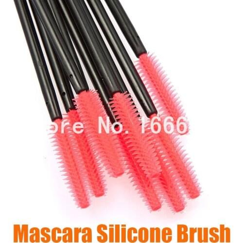 100pcs Mascara Sillicone Brush Makeup Brush Eyelash Extension Applicate Brush