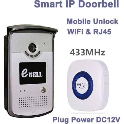 720P Smart Wireless WIFI IP Doorbell Two Way Intercom Video Door Phone