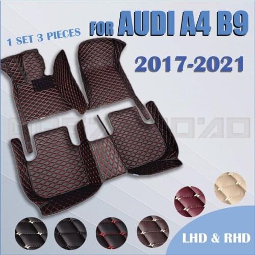 Car floor mats for AUDI A4 Hatchback B9 2017 2018 2019 2020 2021 Custom auto foot Pads automobile carpet cover
