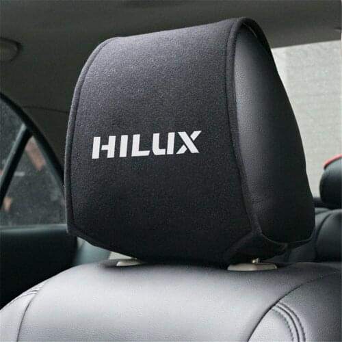 Car Styling For Toyota Hilux surf vigo revo 2017 2018 Accessories Hot car headrest cover 1PCS