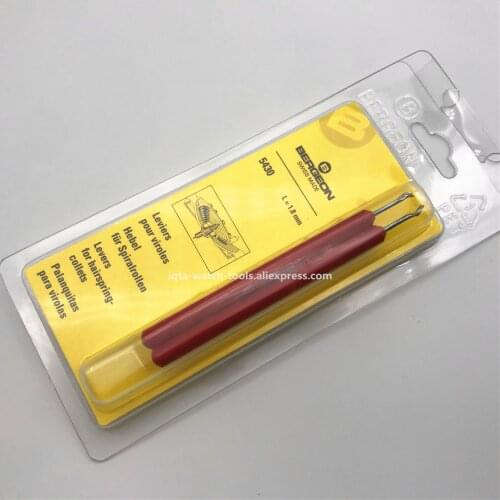 Bergeon 5430 set of 2pcs watch hands tool with 2 levers for hairspring-collets