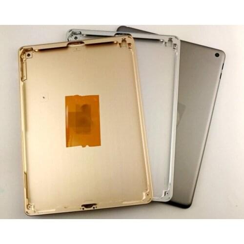 Back Glass Housing Cover Case Back Cover Chasic Housings Body with LOGO For iPad 5 A1822 A1823