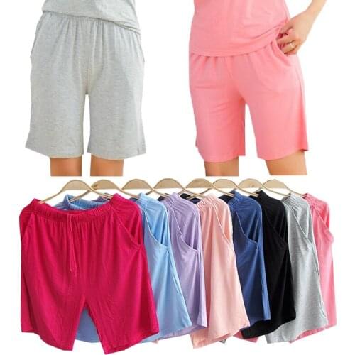 Home Shorts Women Teen Girl Casual Sleep Homewear Summer Cotton Ladies Sport Yoga Running Loose Short Pants with Pockets