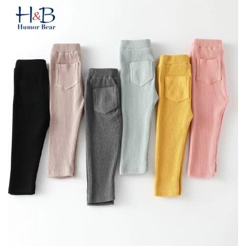 Humor Bear Baby Girls Boys Leggings Cotton Big PP Pants Spring Autumn Kids Girl Childrens Long Trousers Pants