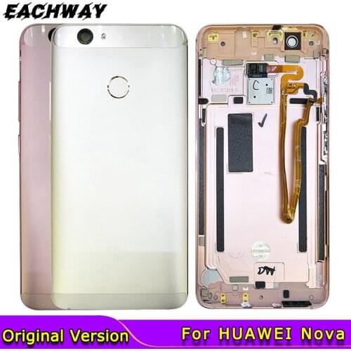 Original for HUAWEI Nova Battery Door Rear CAZ-TL10 Housing Panel Cover Case Replacement Parts For HUAWEI Nova Battery Cover
