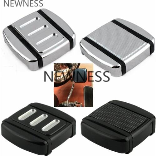 Motorcycle Small Brake Pedal Pad Cover Footpegs CNC For Harley Dyna 1993-2016 Street 500 750 XG500 XG750 FXST Softail