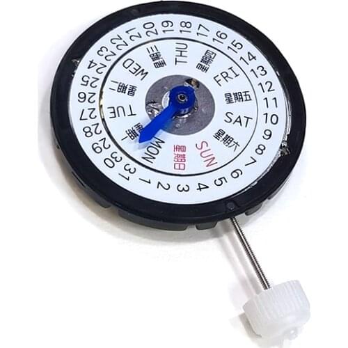 Automatic Mechanical Movement NH36A Watch Dual Calendar Movement 21600 Beats For Seiko NH36 movement Watch Repair Parts Replace