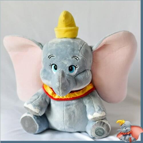 Cartoon Flying Elephant Dumbo Plush Toys Cute Gray Stuffed Plush Animals Soft Peluche Doll as childrens christmas gifts