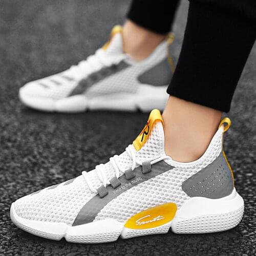 Mens Running Shoes Sneakers Fashion New Light Summer Breathable Mesh Sports Casual Shoes Outdoor Men Jogging Shoes Tenis loafers
