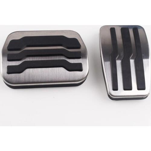 AT Brake Accelerator Foot Gas Plate Pedal Parts For Ford Fusion Mondeo MK4 for Lincoln MKZ Steel Cover Car Styling