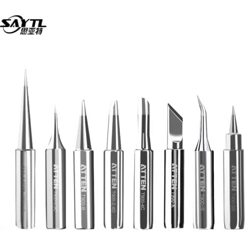 ATTEN soldering iron tip High Quality 900M-T series Lead Free Copper Tips Soldering BGA Welding Tips for 936 Soldering Station