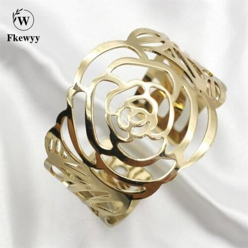 Fkewyy New Fashion Bracelet Women Charm Hollow Out Designer Jewelry Bohemia Birthday Bracelets For Women Party Gift Accessories