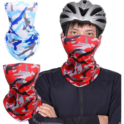 Cycling Face Mask Headwear Camouflage Skull Wrap Scarf Warm Washable Headband Breathable Running Bandana Outdoor Sports Equipmen