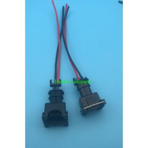 FUEL INJECTOR CONNECTOR WIRING HARNESS PLUG CLIPS for BOSCH EV1 PIGTAIL OBD1