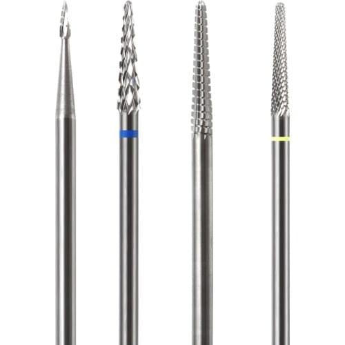 BNG Carbide Nail Drill Bits Bit Electric Manicure Drill Accessory Milling Cutter Remove Acylics Gel