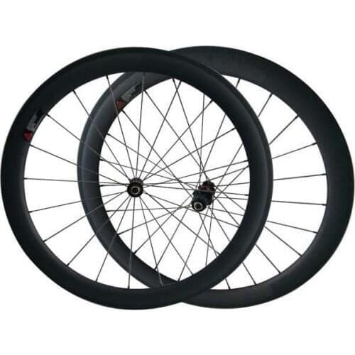 Carbon Fiber V-brake Wheels 700C Road Bike Cyclocross Bike Wheel Set with D-T-240-S Hub S-a-p1m CX-Ray Spokes Front-20H Rear-24H