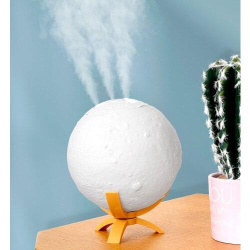 ELOOLE 1500ML Ultrasonic Essential Oil Diffuser Mist Maker Moon LED Lamp USB Air Humidifier Household Bedroom Air Purification