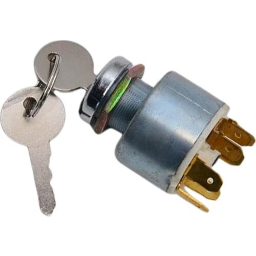 12V Universal Ignition Starter Switch Splashproof & 2 Keys - Car Boat