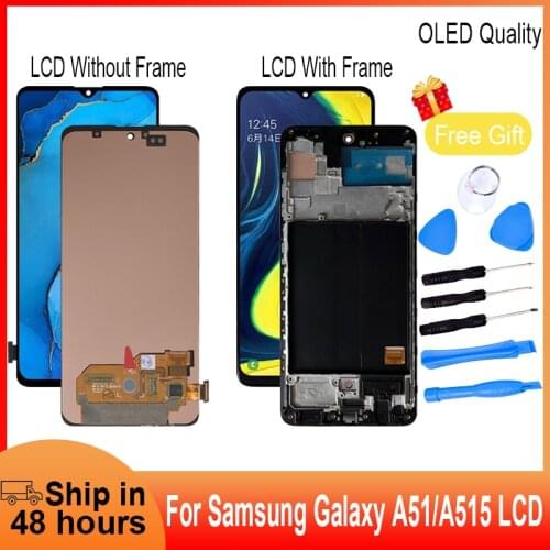 OLED LCD Display Touch Screen For Samsung Digitizer Assembly Replacement For Sasmung Galaxy A515 LCD